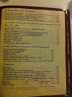 Menu photo 4 Sealand Restaurant Fort Walton Beach, FL Menu photo 4 Sealand Restaurant Fort Walton Beach, FL