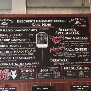Beecher's Handmade Cheese - Menu 09/19 - Cheese Shops Near Me - Seattle, Washington Beecher's Handmade Cheese - Menu 09/19 - Cheese Shops Near Me - Seattle, Washington