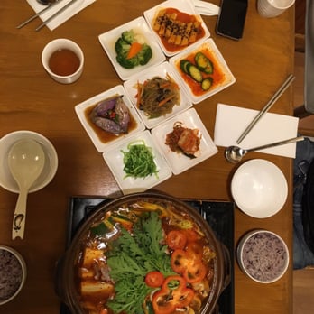 Makkal Chon - Seafood hotpot, very spicy but yummy! - Korean Near Me - Toronto, Ontario