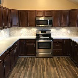 Scott Home Renovations - Brand new kitchen. Look at all the counter space!
