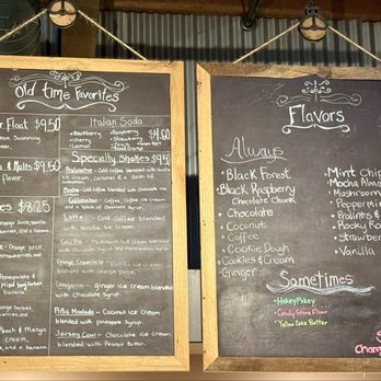 Cowlick's Ice Cream - Menu - 7/2026 - Ice Cream & Frozen Yogurt Near Me - Fort Bragg, California Cowlick's Ice Cream - Menu - 7/2026 - Ice Cream & Frozen Yogurt Near Me - Fort Bragg, California