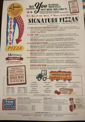 Menu photo 5 Lou Malnati's Pizzeria Chicago, IL