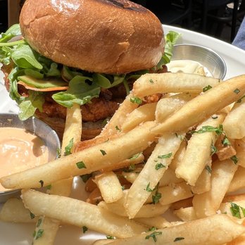 Benchmark - Chicken sandwich - New American Near Me - Santa Ana, California