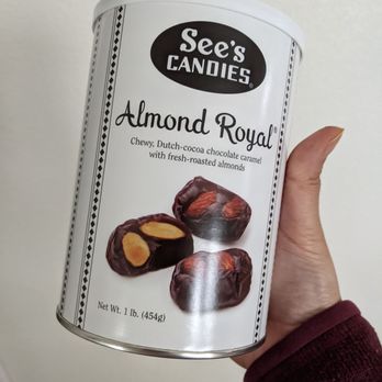 See's Candies - a can of almond royal - Candy Stores Near Me - Sacramento, California