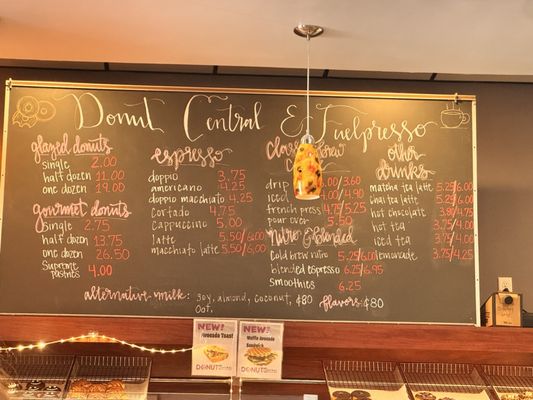 Menu photo 2 Donut Central & Fuelpresso Winter Park, FL