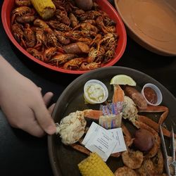 Bayou Jack's Cajun Grill - Roanoke - Snow crab, shrimp, crawfish