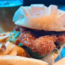 Blazing Onion Burger Company - Spicy Chicken sandwich