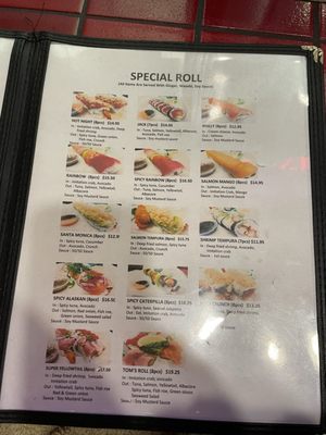 Menu photo 1 Tom's Sushi House Los Angeles, CA Menu photo 1 Tom's Sushi House Los Angeles, CA