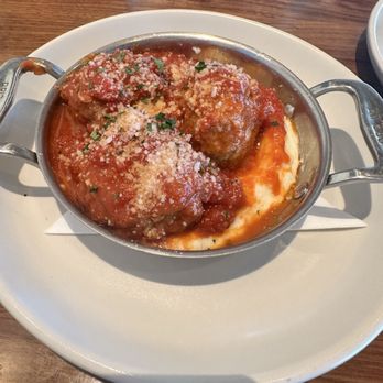 North Italia - Meatballs over polenta with marinara and parm - Pizza Near Me - Peoria, Arizona North Italia - Meatballs over polenta with marinara and parm - Pizza Near Me - Peoria, Arizona