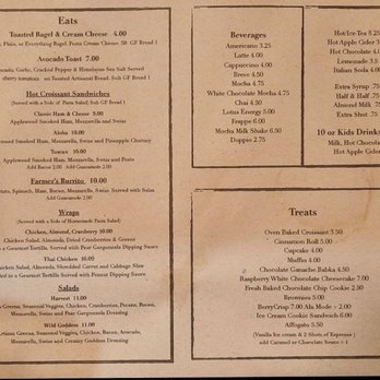 Wild Lotus - Menu - Coffee & Tea Near Me - Homedale, Idaho