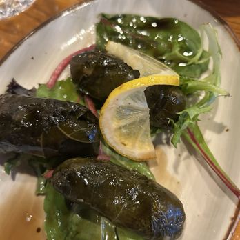Smyrna Mediterranean Cafe & Grill - Warm stuffed grape leaves - Greek Near Me - Ramsey, New Jersey