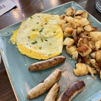First Watch - The Traditional (Eggs Over-Hard, Turkey Links, Seasoned Potatoes) - Breakfast & Brunch Near Me - Glen Burnie, Maryland