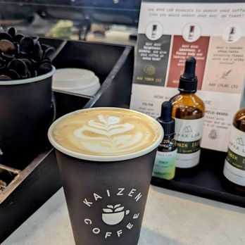 Kaizen & Coffee - Miso Caramel Latte - Coffee & Tea Near Me - San Mateo, California Kaizen & Coffee - Miso Caramel Latte - Coffee & Tea Near Me - San Mateo, California