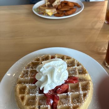 Our Daily Bread Cafe - Strawberry waffle. - Breakfast & Brunch Near Me - Fort Worth, Texas Our Daily Bread Cafe - Strawberry waffle. - Breakfast & Brunch Near Me - Fort Worth, Texas