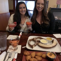 Pretzel, Mac & Cheese Bites, Margaritas (one on the rocks and one frozen)!! Pretzel, Mac & Cheese Bites, Margaritas (one on the rocks and one frozen)!!