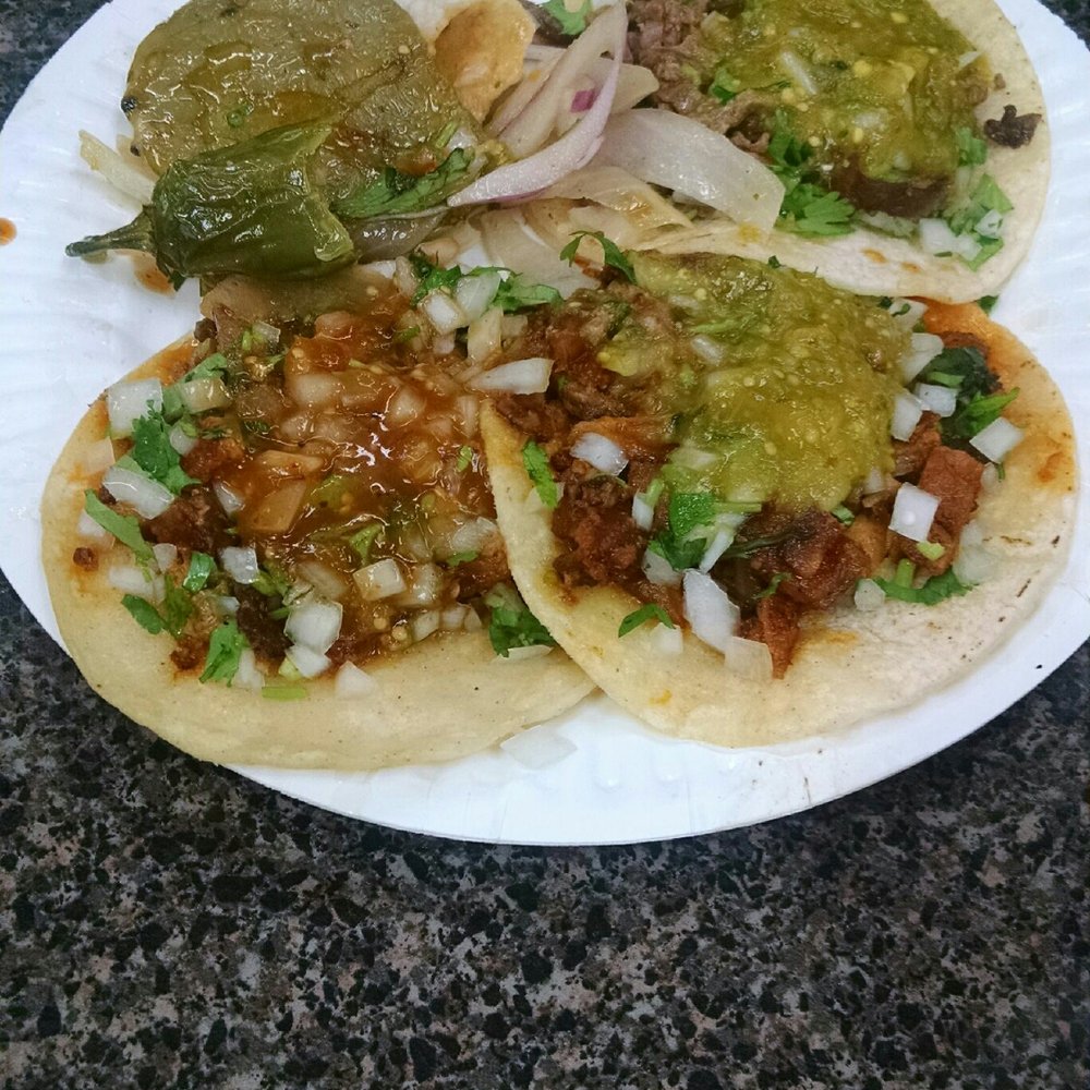 Tacos Mister Pancho - 2 al pastor, 2 asada.Salsas are good too. - Mexican Near Me - Ontario, California Tacos Mister Pancho - 2 al pastor, 2 asada.Salsas are good too. - Mexican Near Me - Ontario, California