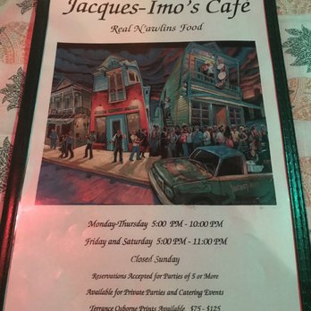 Jacques-Imo's Cafe - Nawlins - Cajun/Creole Near Me - New Orleans, Louisiana Jacques-Imo's Cafe - Nawlins - Cajun/Creole Near Me - New Orleans, Louisiana