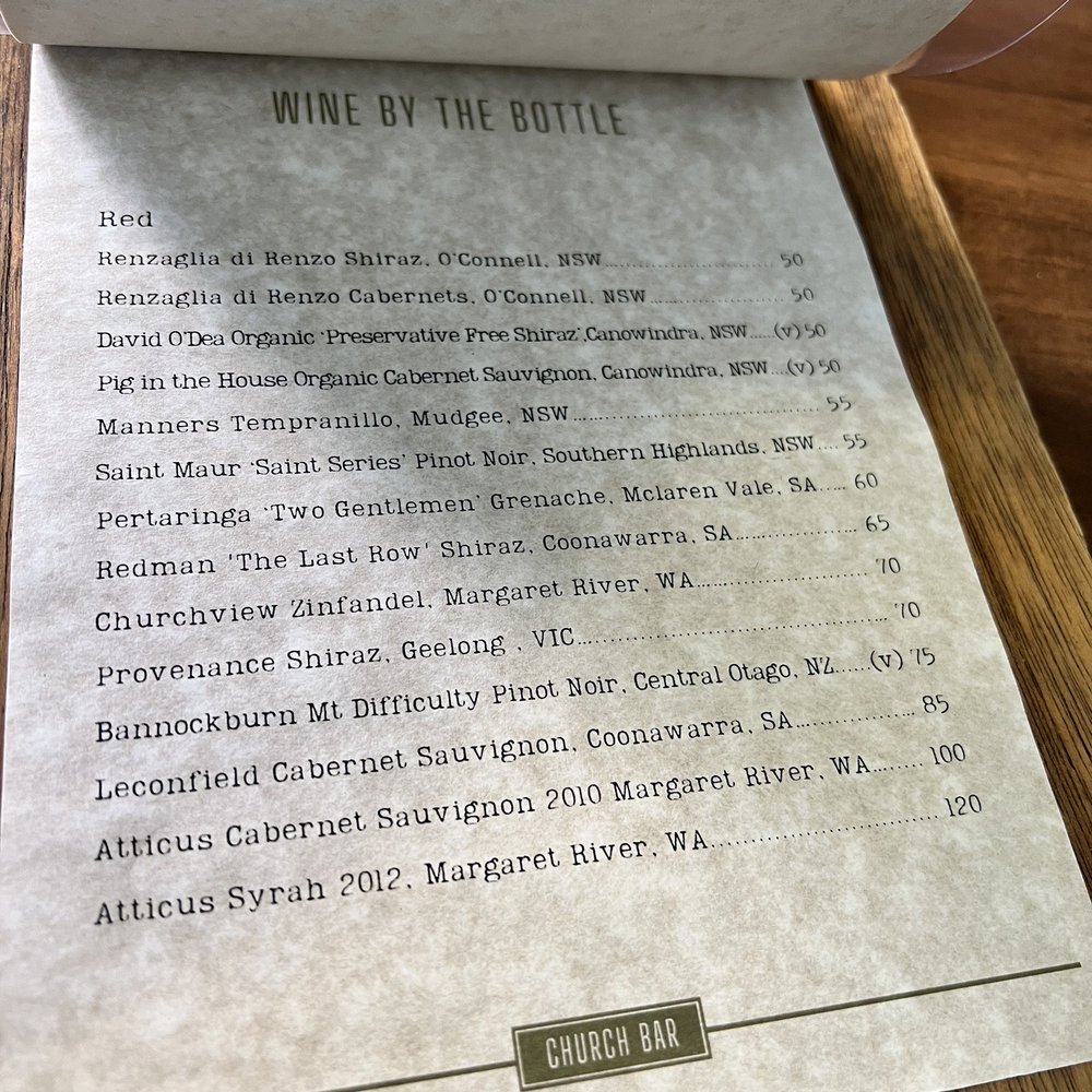 Church Bar - Wine Bars Near Me - Bathurst, NSW