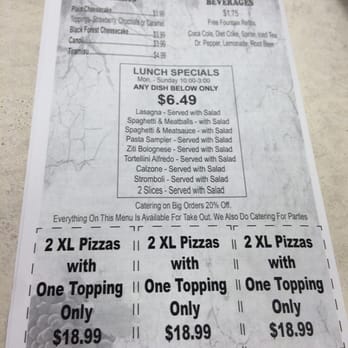 Tuscany's Pasta & Pizza - Menu - Italian Near Me - Grand Prairie, Texas Tuscany's Pasta & Pizza - Menu - Italian Near Me - Grand Prairie, Texas