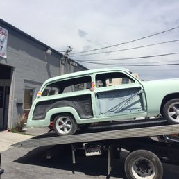 Picking my car up after it was painted and put together Picking my car up after it was painted and put together