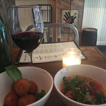 Tre - Arancini and mini meatballs. So good! - Italian Near Me - New York, New York Tre - Arancini and mini meatballs. So good! - Italian Near Me - New York, New York
