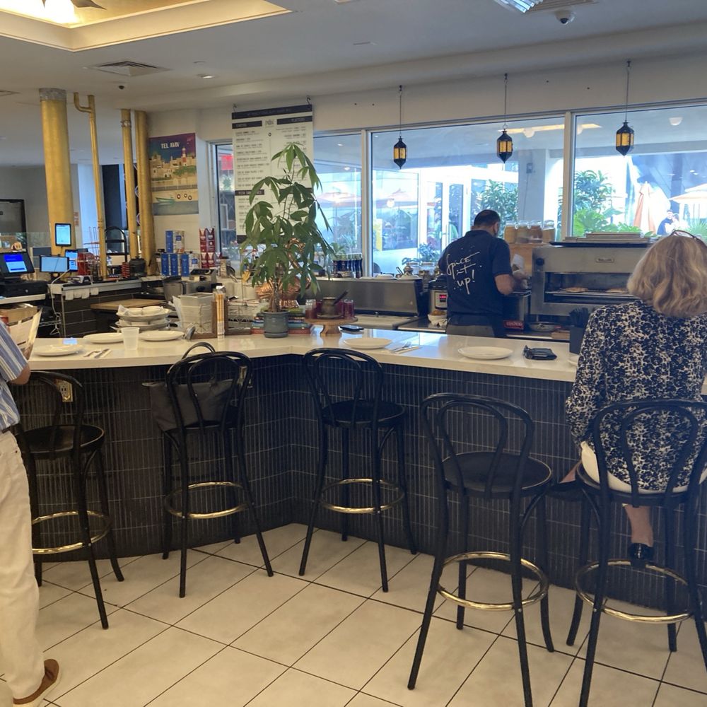 Jaffa - Clean bar and open kitchen - Mediterranean Near Me - Miami, Florida