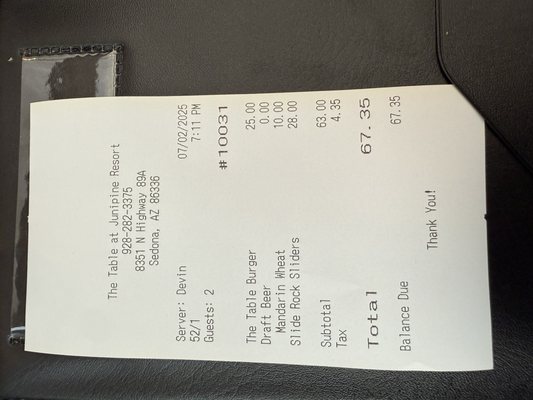 The Table at Junipine Resort by null