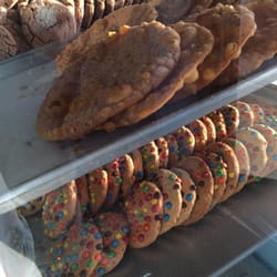 La Mexicana Bakery - Buñonsuelos, I believe. Think "deep-fried crepe" that also tastes like a churro.