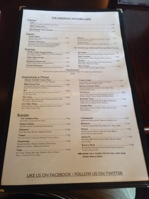 Menu photo 3 The Hideaway Kitchen & Bar Ridgefield, CT