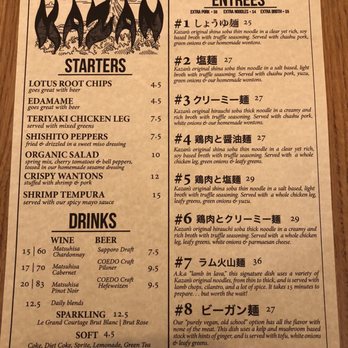 Kazan - Front of menu - Noodles Near Me - Beverly Hills, California Kazan - Front of menu - Noodles Near Me - Beverly Hills, California