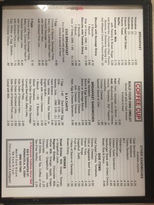 Menu photo 5 Coffee Cup Restaurant Pensacola, FL Menu photo 5 Coffee Cup Restaurant Pensacola, FL
