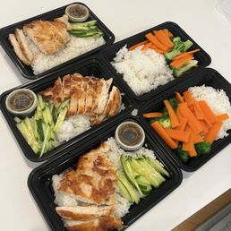 Teriyaki Chicken Bowl, Veggie Rice Bowl Teriyaki Chicken Bowl, Veggie Rice Bowl