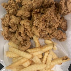 Our freshly made gizzards.