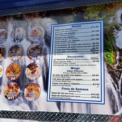Antojitos Catrachos - Menu