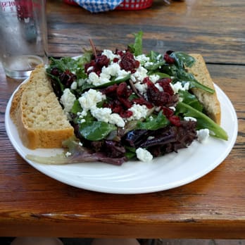 Old Schoolhouse Brewery - Half size salad portion and beer bread. Decent size. - Breweries Near Me - Winthrop, Washington Old Schoolhouse Brewery - Half size salad portion and beer bread. Decent size. - Breweries Near Me - Winthrop, Washington