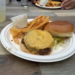 Bill Fritts' Browns - Cheeseburger with slaw and fries