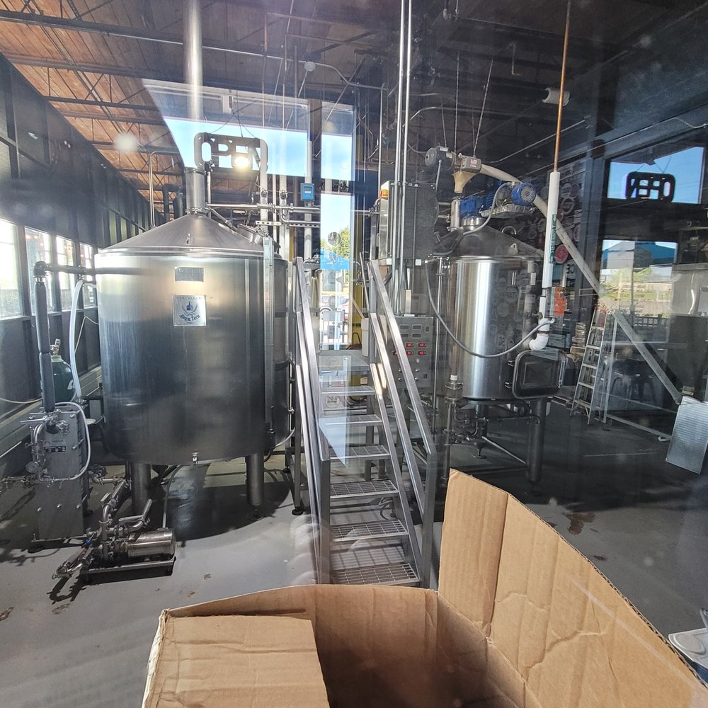 Old Bakery Beer - Brewing equipment behind glass - Breweries Near Me - Alton, Illinois Old Bakery Beer - Brewing equipment behind glass - Breweries Near Me - Alton, Illinois