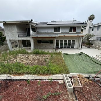 Roman Construction and Landscaping - Before: backyard - Landscaping Near Me