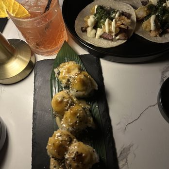 Sushi Rose - Brûlée Signature Roll, Surf and Turf Tacos - Sushi Bars Near Me - Winston-Salem, North Carolina Sushi Rose - Brûlée Signature Roll, Surf and Turf Tacos - Sushi Bars Near Me - Winston-Salem, North Carolina