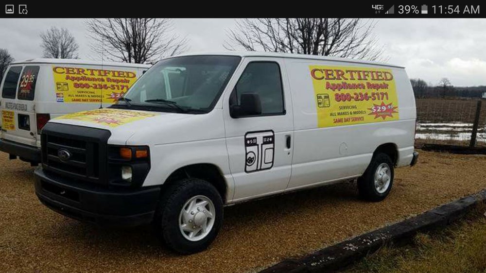 Slide of Certified Appliance Repair