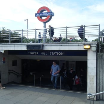 Tower Hill Underground Station - Station entrance - Train Stations Near Me - London, XGL