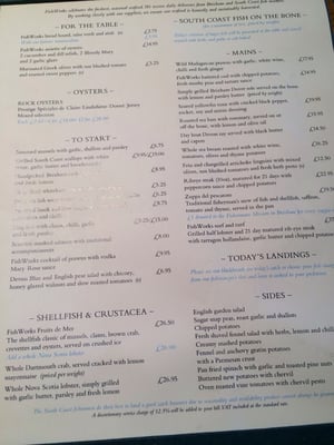 Menu photo 7 FishWorks London, XGL