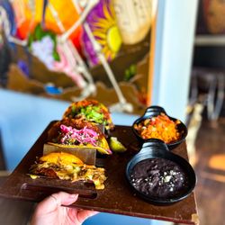 Que Onda Tacos + Tequila - Combination of Tacos