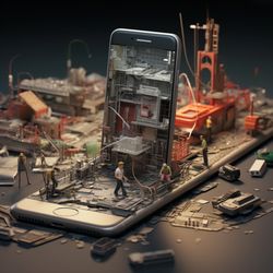 Yeawefixthat - Hopes Diamond Coverage; Phone repair, city on a phone.