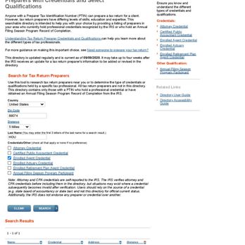 Modern Taxes - Ensure your tax preparer is registered with the IRS - Accountants Near Me Modern Taxes - Ensure your tax preparer is registered with the IRS - Accountants Near Me