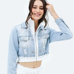 Accentuate - Best seller alert-we can't keep this cropped denim jacket in stock
