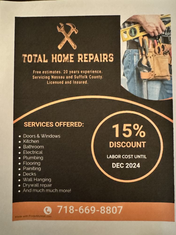 Slide of Total Home Repairs