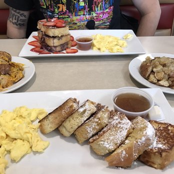 Noble Restaurant - Regular French Toasts, scrambled eggs and red skinned potatoes... stuffed blueberries, strawberries French Toast... - Breakfast & Brunch Near Me - Wyoming, Michigan Noble Restaurant - Regular French Toasts, scrambled eggs and red skinned potatoes... stuffed blueberries, strawberries French Toast... - Breakfast & Brunch Near Me - Wyoming, Michigan