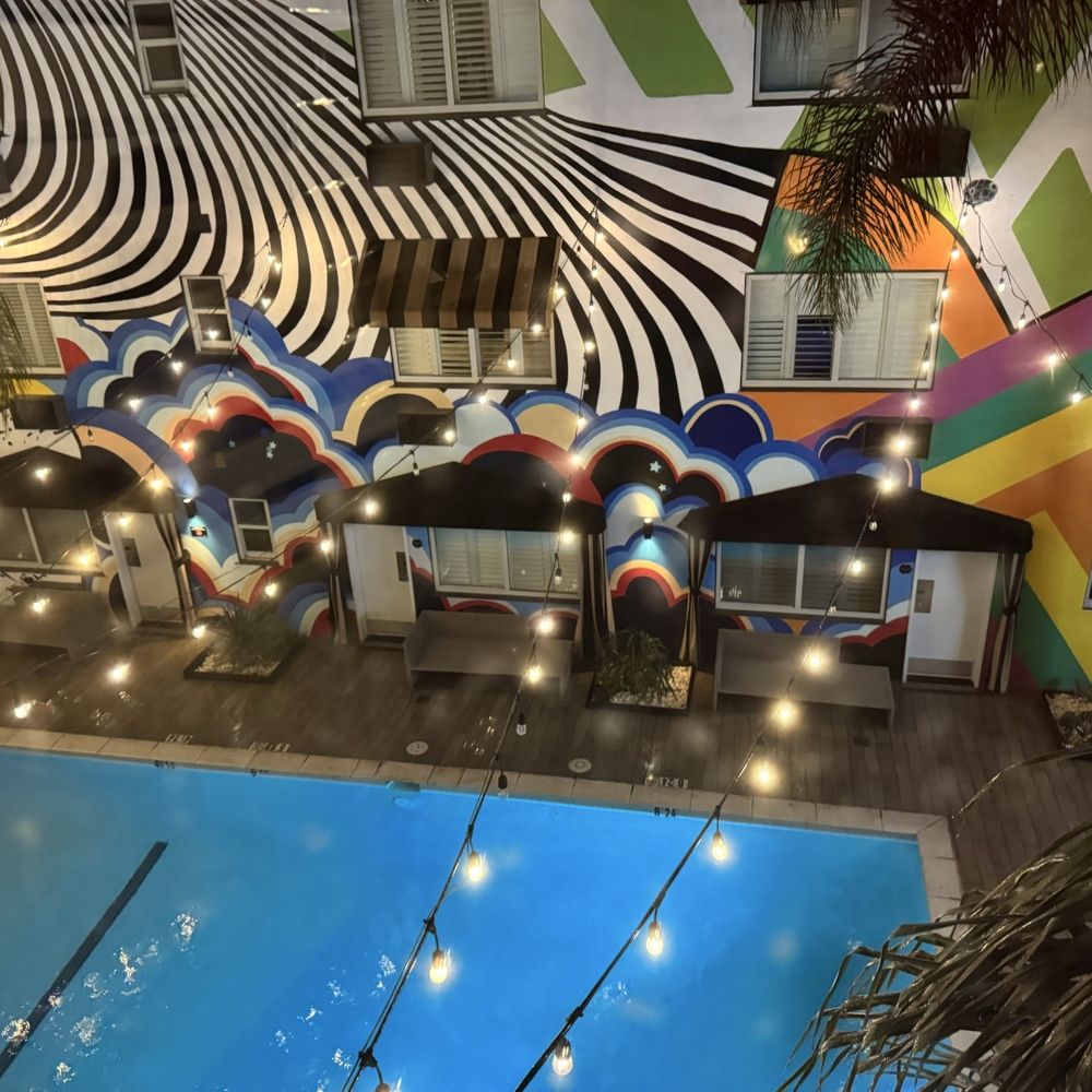 Hotel Ziggy - View from my room to the pool - Hotels Near Me - West Hollywood, California Hotel Ziggy - View from my room to the pool - Hotels Near Me - West Hollywood, California