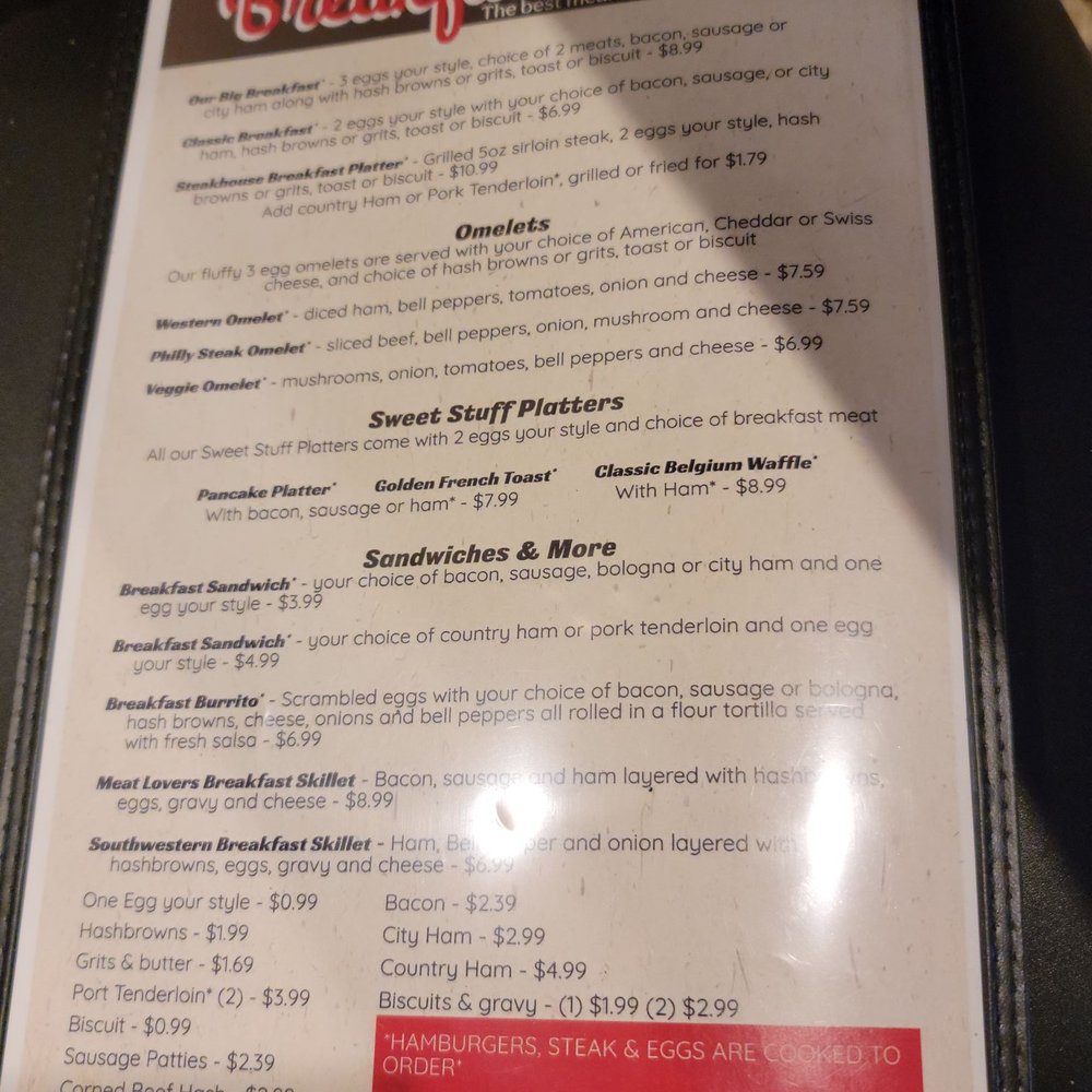 Shady Lawn Truck Stop - breakfast items - Gas Stations Near Me - Ardmore, Tennessee Shady Lawn Truck Stop - breakfast items - Gas Stations Near Me - Ardmore, Tennessee